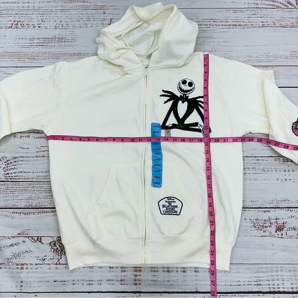 Disney Cream Jacket with Skeleton and Patch Designs - Picture 14 of 16